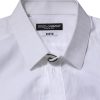 White Cotton MARTINI Long Sleeve Formal Shirt - Image 5