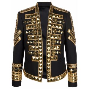 Black Acetate Men's Blazer
