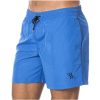 Blue Polyester Men Swim Trunks - Image 2