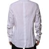 White GOLD Long Sleeve Dress Formal Shirt - Image 4