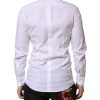 White GOLD Long Sleeve Dress Men Formal Shirt - Image 4