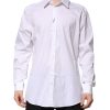 White GOLD Long Sleeve Dress Men Formal Shirt - Image 2