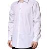 White GOLD Long Sleeve Dress Men Formal Shirt - Image 3