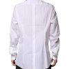White GOLD Long Sleeve Dress Men Formal Shirt - Image 4