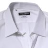 White GOLD Long Sleeve Dress Men Formal Shirt - Image 5