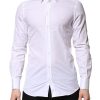 White GOLD Cotton Long Sleeves Men Formal Shirt - Image 2