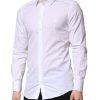 White GOLD Cotton Long Sleeves Men Formal Shirt - Image 3