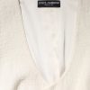 Ivory Cotton Button Down Sleeveless Vest Top - Image 7