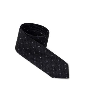 Gray Silk Ties & Bowty