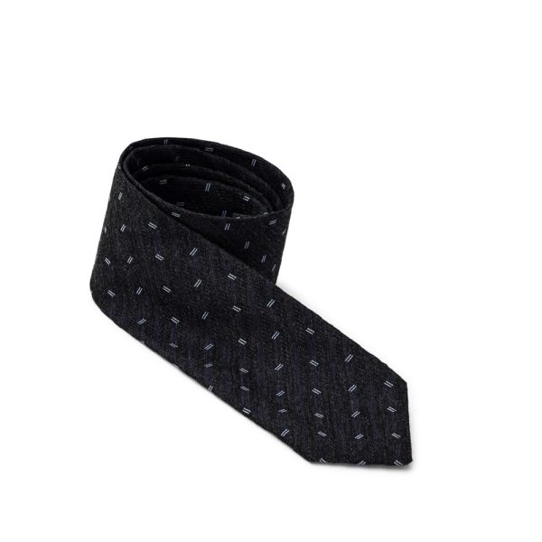 Gray Silk Ties & Bowty