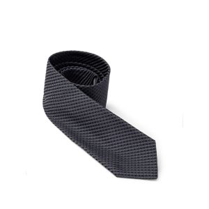 Gray Silk Ties & Bowty