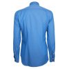 Blue Cotton Men's Shirt - Image 2