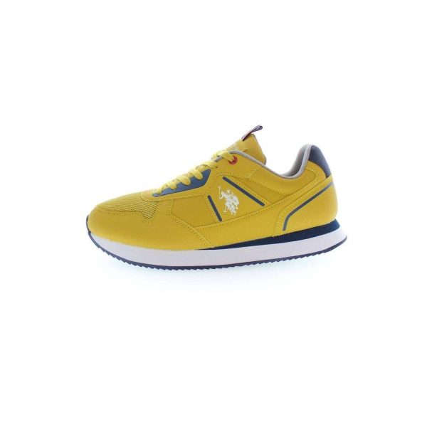 Yellow Polyester Men Sneaker - Image 2