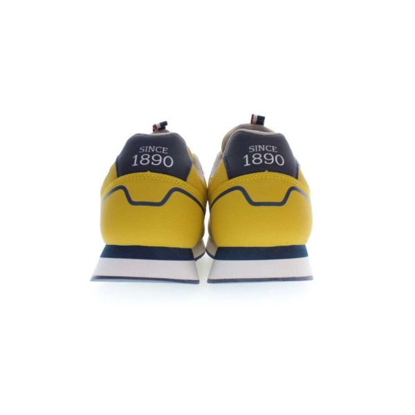 Yellow Polyester Men Sneaker - Image 3