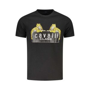 Black Cotton T-Shirt