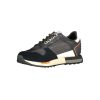 Black Leather Men Sneaker - Image 3