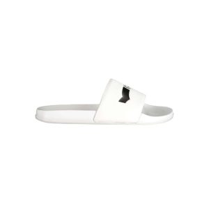 White Polyester Men Sandal