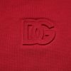 Red Embossed Logo Cotton Crew Neck Sweater - Image 8