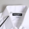 White Cotton GOLD Long Sleeves Dress Shirt - Image 6