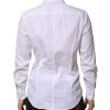 White Cotton MARTINI Long Sleeve Dress Shirt - Image 4