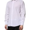 White Cotton STAFF Long Sleeves Dress Shirt - Image 3