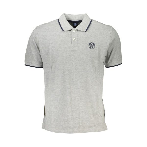 Brown Cotton Men Polo Shirt