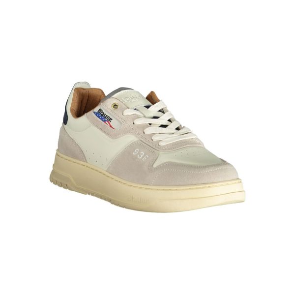 White Polyethylene Men Sneaker - Image 2