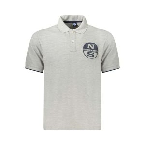Brown Cotton Men Polo Shirt