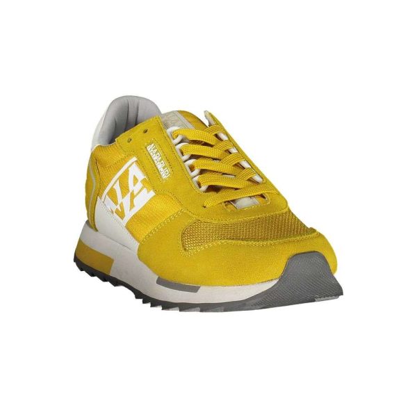 Yellow Leather Men Sneaker - Image 2