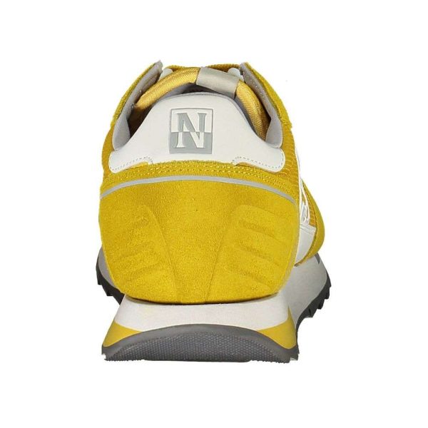 Yellow Leather Men Sneaker - Image 3