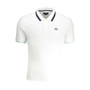 White Cotton Polo Shirt