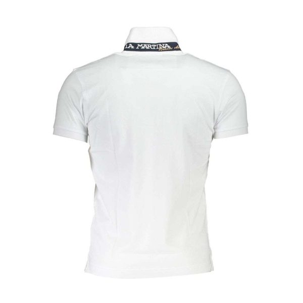 Sophisticated Slim Fit Polo with Contrast Details - Image 3