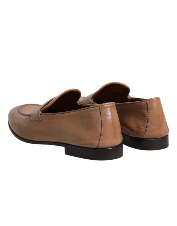 Brown Leather Loafer Dress Shoes - Image 5