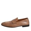 Brown Leather Loafer Dress Shoes - Image 6