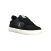 Black Polyester Men Sneaker - Image 2
