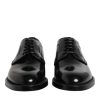 Black Leather Lace Up Derby Dress Formal Shoes - Image 2