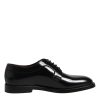 Black Leather Lace Up Derby Dress Formal Shoes - Image 7