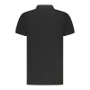 Black Cotton Men Polo Shirt - Image 2
