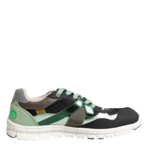 Multicolor Lace Up Low Top Sneakers Shoes