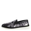 Black Tropical Slip On Men Sneakers Shoes - Image 6
