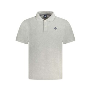 Brown Cotton Men Polo Shirt