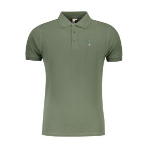 Green Cotton Polo Shirt