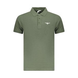 Green Cotton Polo Shirt