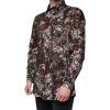 Multicolor Floral GOLD Cotton Men Dress Shirt - Image 5