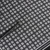Black White Patterned Square Foulard Scarf - Image 5