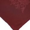Maroon Silk Crown Square Men Foulard Scarf - Image 4
