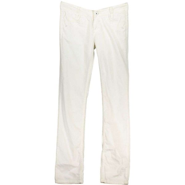 White Cotton Jeans & Pant