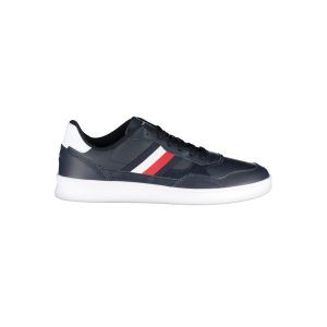 Blue Polyester Sneaker