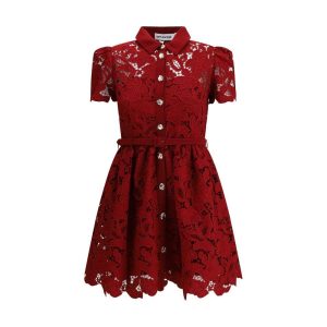 Embroidered short Dress