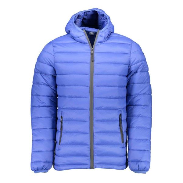 Blue Polyester Jacket